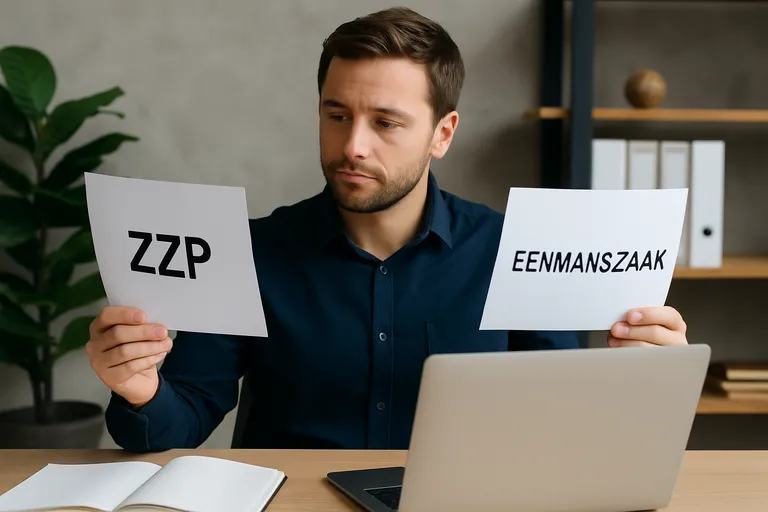 ZZP of eenmanszaak: het verschil kort uitgelegd