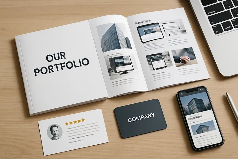 Bouw een krachtig bedrijfsportfolio dat vertrouwen wekt en leads oplevert