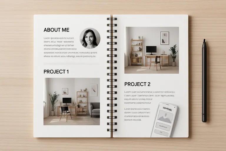 Opbouw en lay-out van je portfolio